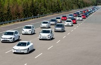 Deretan mobil VW paling anyar. VW mendapatkan keuntungan dari pulihnya penjualan di Jerman yang membantu lemahnya penjualan di China. China merupakan salah satu tujuan utama dari mobil-mobil keluaran VW Group, termasuk Audi dan Porsche. (Dok volkswagen).