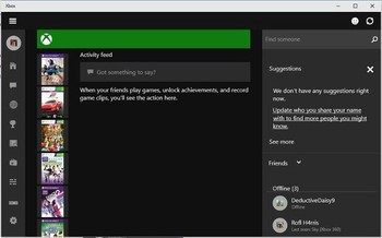 Beberapa fitur Xbox juga akan dihadirkan di Windows 10. Pemain juga akan bisa bermain Xbox One di PC dengan streaming langsung dari konsol mereka dari tablet Windows 10 atapun PC. (kredit foto: pcadvisor)