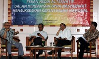 Tarman Azzam memberikan pemaparan. Pool/Lamhot Aritonang/detikFoto.