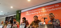 Menghadapi kondisi makro ke depan yang belum stabil dan tidak terprediksi, manajemen BNI mengambil kebijakan meningkatkan cadangan atau provisi 162% sehingga coverage ratio-nya mencapai138,8% ata tertinggi bagi BNI selama ini.