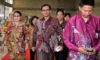 Ia turut didampingi Staf Ahli Menteri Pekerjaan Umum dan Perumahan Rakyat bidang Ekonomi dan Investasi, Rido Matari Ichwan.