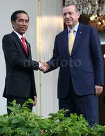 Presiden Jokowi Bertemu Presiden Turki