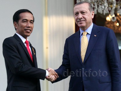 Presiden Jokowi Bertemu Presiden Turki