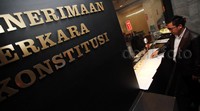     Soleh mendatangi Gedung MK, Jakarta.