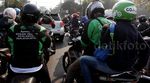 Poster Pelarangan Go-Jek di Jalan Kebagusan