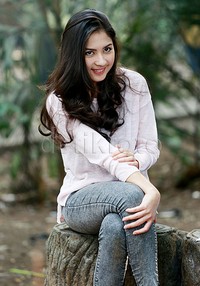 Mila saat ditemui di sela-sela syuting 'Ganteng Ganteng Serigala' belum lama ini.