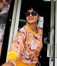 Jupe mengaku belum mau melaporkan para haters ke polisi. Pool/Noel/detikFoto.