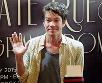 Nate Ruess saat mempromosikan album solonya di Hard Rock Cafe, Jakarta Selatan, Jumat (31/7/2015). M. Iqbal Fazarullah Harahap/detikHOT.