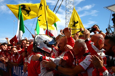Kemenangan Vettel di Hungaroring Disebut Jadi Bukti Determinasi dan Kompaknya Ferrari