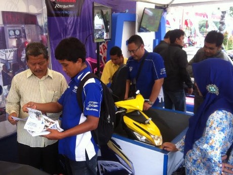 Yamaha Bagi-bagi Motor di Yamaha Motor Show