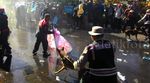 Simulasi Pengamanan Pilkada di KPUD Surabaya