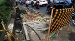 Trotoar di Depan Mal Citos Mangkrak