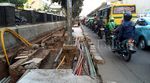 Trotoar di Depan Mal Citos Mangkrak