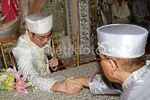 Suasana Akad Nikah Nycta Gina dan Rizky Kinos
