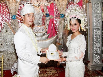Suasana Akad Nikah Nycta Gina dan Rizky Kinos