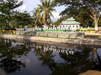 Jika dilihat sekilas, Taman Tengku Mahratu merupakan taman kota biasa. Pemandangan yang indah dan suasana yang sejuk membuat wisatawan betah berlama-lama di sana (Silvia/detikTravel)
