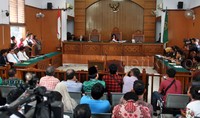 Sidang praperadilan yang diajukan eks Dirut PLN, Dahlan Iskan telah sampai pada agenda putusan. Pool/Lamhot Aritonang/detikFoto.