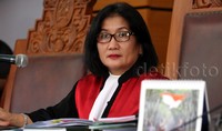 Pemohon tidak serta merta ditetapkan sebagai tersangka namun calon tersangka, serta ditemukan terlebih dahulu bukti-bukti faktanya, kata Hakim. Pool/Lamhot Aritonang/detikFoto.