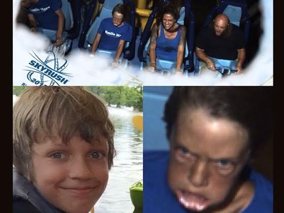 Naik Roller Coaster, Wajah Imut Turis Ini Berubah Jadi Seram