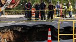 Lubang Menganga Muncul di Jalanan New York