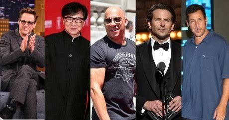 Aktor Termahal Dunia, Amerika Vs Asia 2014-2015 (1)