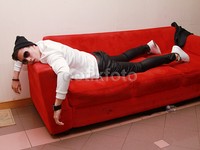 Verrell Bramasta teler. Pool/Gus Mun/detikFoto.