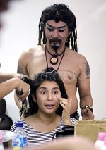 Hiii! Rambut Bianca Liza Mau Dimakan Limbad
