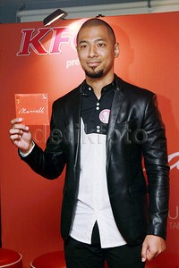 Marcell merilis album terbarunya di kawasan Tugu Tani, Jakarta Pusat, Rabu (5/8/2015). Pool/Gus Mun/detikFoto.