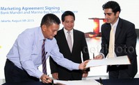 Melalui kerjasama ini, 3,82 juta pemegang kartu kredit Mandiri akan dapat menikmati berbagai aktivitas menarik dan pengalaman eksklusif di resor terintegrasi di Singapura ini, termasuk hotel, ArtScience Museum, Sands SkyPark, restoran yang dimiliki oleh celebrity chef serta beberapa penawaran spesial di beberapa butik di The Shoppes.