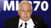 Najib Razak memastikan bahwa puing yang ditemukan di Pulau La Reunion adalah bagian dari pesawat Malaysia Airlines MH370. Olivia Harris/Reuters/detikFoto.