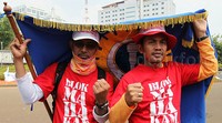 Para pendemo meminta Blok Mahakam dikelola negara.