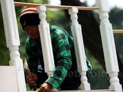 Persiapan HUT RI di Istana