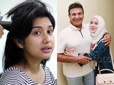 Wajah Tanpa Make-up Bianca Liza, Mark Sungkar Happy Dipeluk Istri