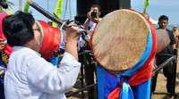 Siti membuka Jambore Kemah Konservasi Alam. Ist/Humas LHK/detikFoto.