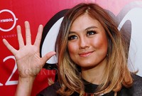 Agnez saat ditemui kawasan Grogol, Jakarta Barat. Pool/Gus Mun/detikFoto.