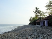 Pantai ini dikhususkan untuk peselancar profesional karena pantainya terdiri dari bebatuan. Arusnya juga cukup kencang, cukup bahaya bagi pemula (Sastri/detikTravel)