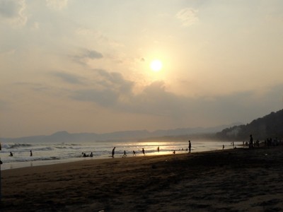 Sunset Cantik di Pelabuhan Ratu