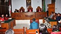 Sidang ini dipimpin oleh hakim Haswandi. Pool/Lamhot Aritonang/detikFoto.