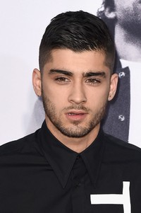 Zayn Malik saat hadiri premiere 'Straight Outta Compton' di Los Angeles, California, pada Senin (10/8/2015). Kevin Winter/Getty Iamges/detikFoto.