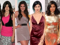 Transformasi Kylie Jenner dari tahun ke tahun. (Getty Images)
