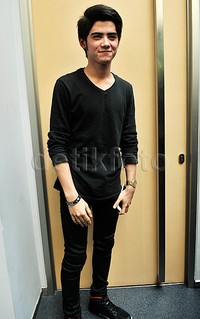 Aliando saat ditemui di kawasan Senayan, Jakarta. Pool/Noel/detikFoto.