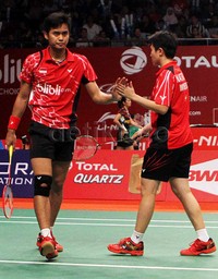 Pertandingan berikutnya Tontowi/Liliyana akan berhadapan dengan ganda campuran Malaysia Chan Peng Soon/Goh Liu Ying.