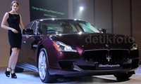 Maserati Quattroporte generasi keenam diperkenalkan di Ritz Carlton, Jakarta.