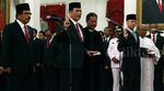 Jokowi Lantik 5 Menteri Baru dan Seskab