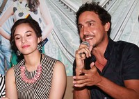 Chelsea dan Hamish Daud saat ditemui di press screening film 'Love You... Love You Not...' di XXI Plaza Senayan, Jakarta, Selasa (11/8/2015) malam. Pool/Gus Mun/detikFoto.