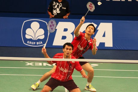 Ahsan/Hendra Menang Susah Payah
