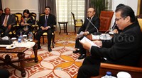 Pertemuan tersebut membicarakan hubungan bilateral. Pool/Lamhot Aritonang/detikFoto.