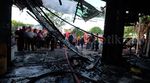 4 Bangunan di Surabaya Gosong Dilalap Api