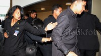 Paspampres juga melakukan gladi pengaman istri presiden. Lamhot Aritonang/detikFoto.