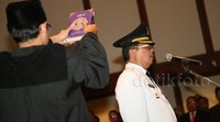 Tri Kurniadi diambil sumpahnya menjadi Wali Kota Jakarta Selatan.